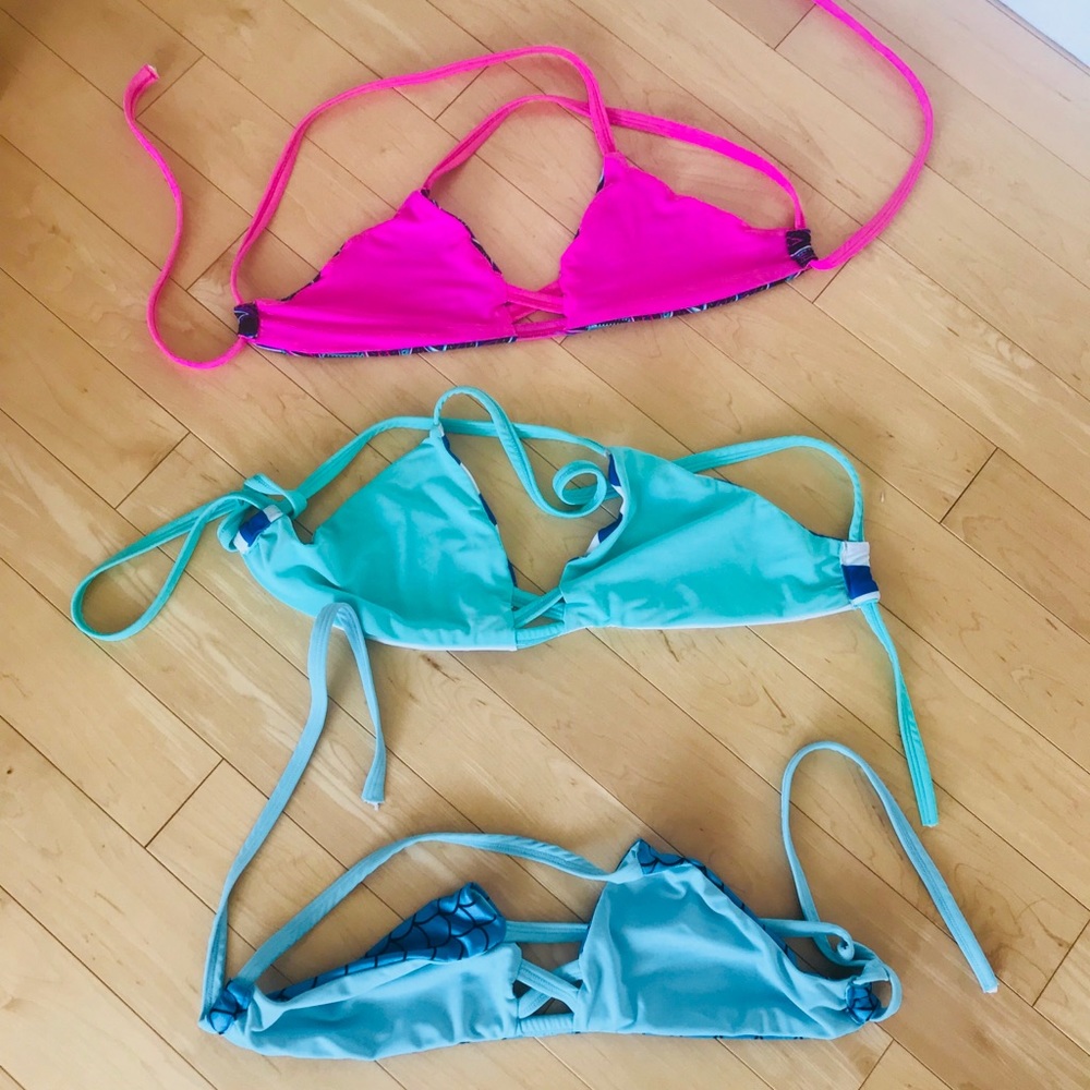 Naia Bikini Reversible Tops (Set of Three)